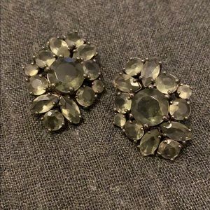 JCREW statement crystal earrings